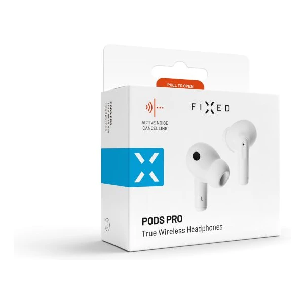 FIXED Pods Pro TWS bezdrôtové slúchadlá s ANC biela - Slúchadlá - Obrázok 3GUP100501