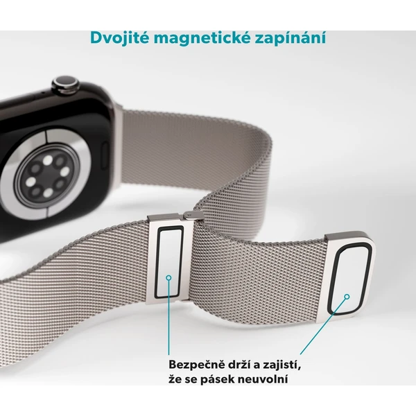 Epico Watch Strap milánsky ťah 38/40/41/42mm hviezdne biely - Remienky - Obrázok 3HJL000K01