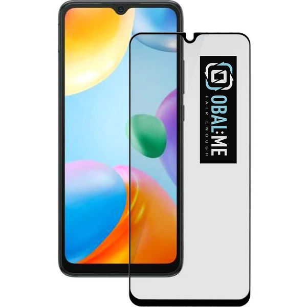 Obal:Me 5D tvrdené sklo Xiaomi Redmi 10C čierne - Ochranné fólie a sklo - Hlavný obrázok