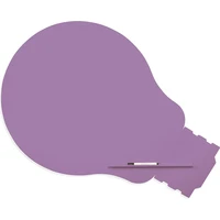 Rocada Skin Shape Idea 6461-4005 magnetická tabuľa modrofialová RAL 4005 - Magnetické tabule