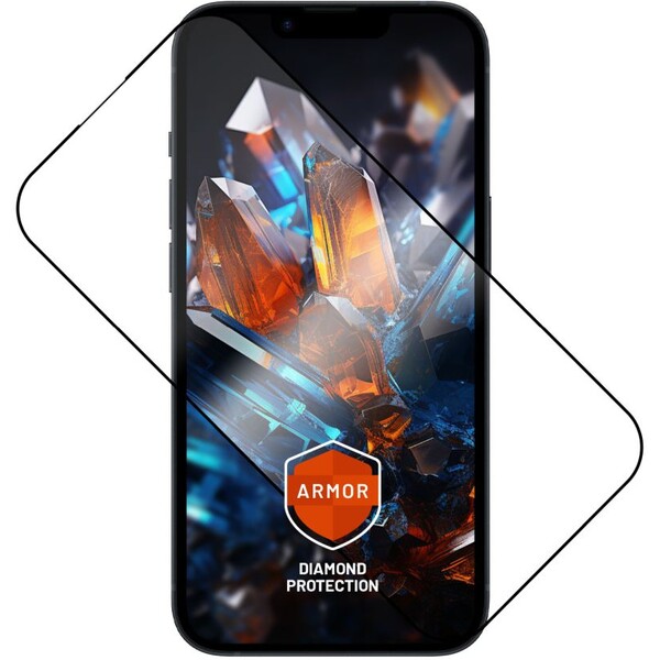 FIXED Armor prémiové tvrdené sklo s aplikátorom iPhone 14 Plus/13 Pro Max čierne