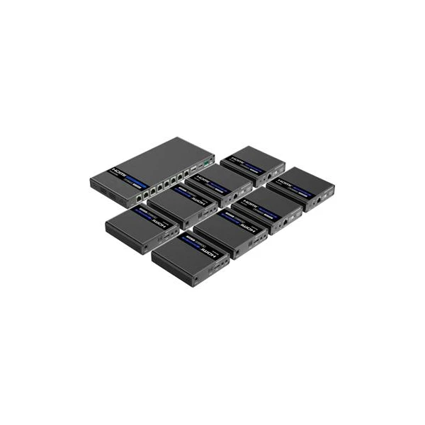 PremiumCord HDMI 1-8 splitter+extender po CAT6/6a/7, UHD 4K@60Hz až na 70m - Ostatné - Hlavný obrázok