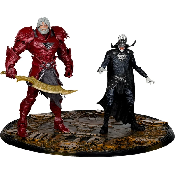 Akčné figúrky McFarlane DC - Batman Who Laughs (Knight Armor) & The Merciless (Dark Verse) 18 cm - Figúrky - Obrázok 3IHE000K01