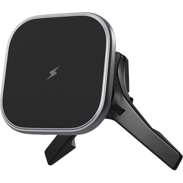 E-shop Spello ForceDrive Alu bezdrôtová nabíjačka do auta čierna