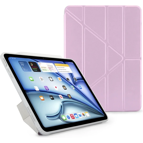 Pipetto Origami No1 Originálne púzdro na iPad Air 11" (2026/2025/2024)/Air 10.9" (2022/2020) fialové - Puzdra - Hlavný obrázok