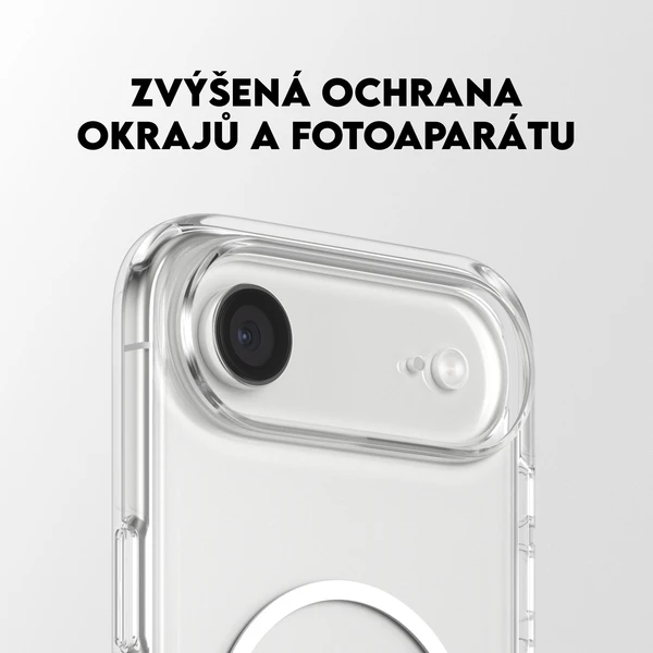 PanzerGlass® CARE Kickstand kryt s MagSafe Apple iPhone Air strieborný/biely - Puzdra - Obrázok 3JDH000K01