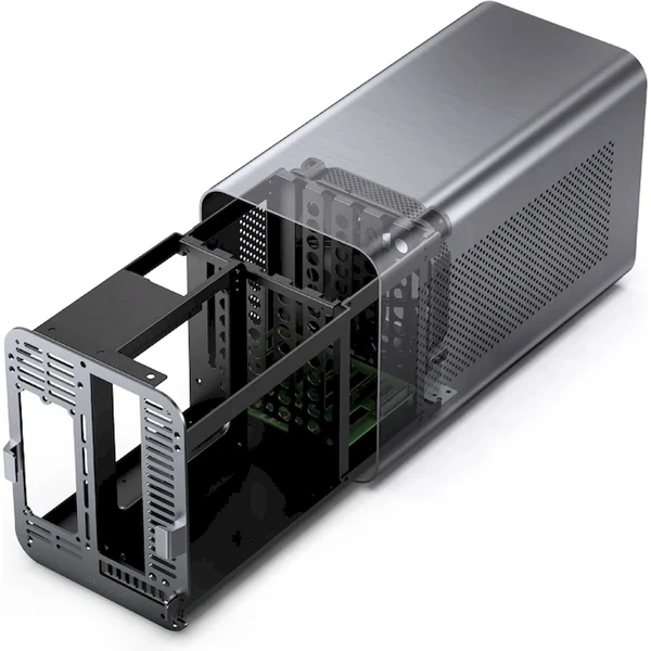 Jonsbo N1 Mini-ITX sivá - Počítačové skrine - Obrázok 3JUD000K01