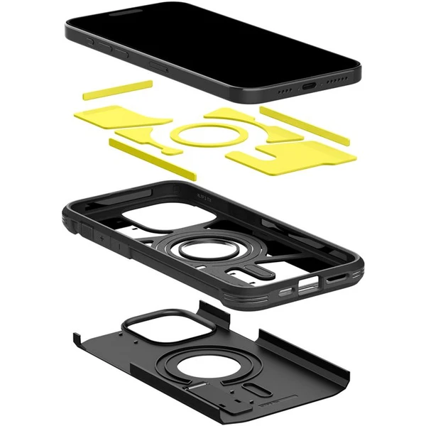 Spigen Tough Armor MagFit kryt iPhone 15 Pro Max čierny - Puzdra - Obrázok 3K09000601