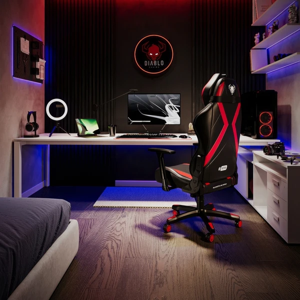 Diablo X-Horn 2.0 King Size: čierno-červená - Stoličky - Obrázok 3K2G000K01