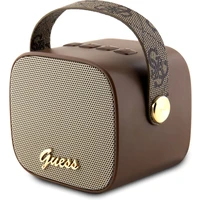 Guess PU 4G Strap Mini Bluetooth reproduktor hnedý - Reproduktory