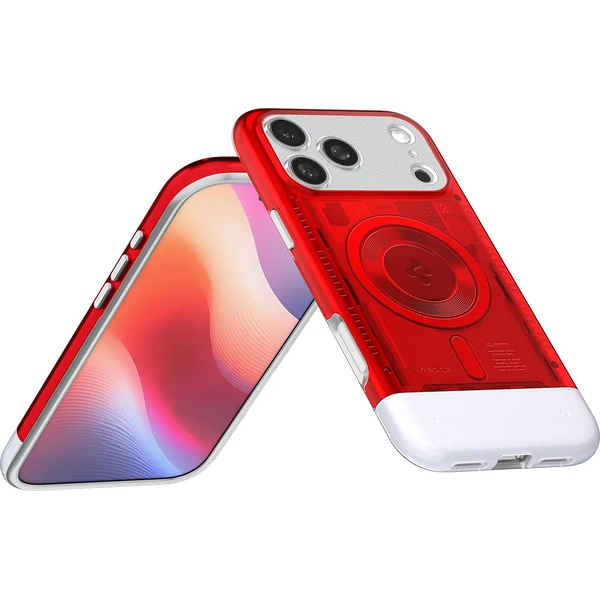 Spigen Classic C1 MagSafe kryt iPhone 17 Pro ruby - Puzdra - Obrázok 3KMH000K01