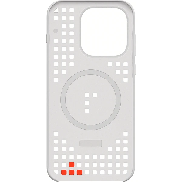 OnePlus 15 5G Hole-Pattern magnetický kryt biely - Puzdra - Obrázok 3KQK000K01
