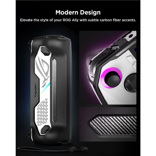 Spigen Rugged Armor ochranný kryt pre Asus ROG Ally (2023) čierny - Puzdra - Obrázok 3KV4000L01