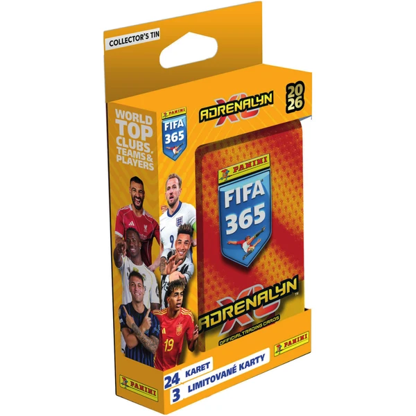 Panini FIFA 365 2025/2026 Adrenalyn - plechová krabička (pocket) - Futbalové karty - Hlavný obrázok