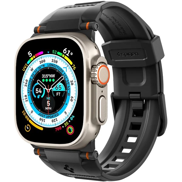Spigen Rugged Ultra Band remienok Apple Watch 49/46/45/44/42mm matne čierny - Remienky - Obrázok 3LA1000P01