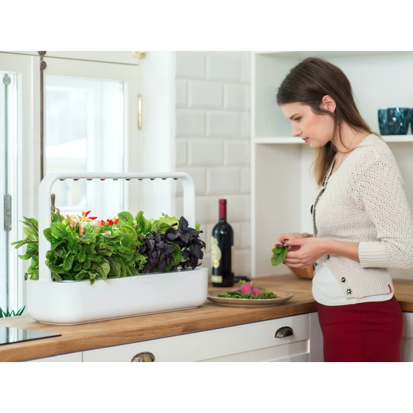 Click and Grow Smart Garden 9 šikovný kvetináč + 9ks kapsúl so semienkami biely - Kvetináče - Obrázok 3LEQ000401