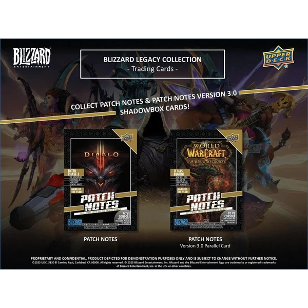 Upper Deck - Blizzard Legacy Collection - Hobby balíček - Blizzard karty - Obrázok 3MA1000N01