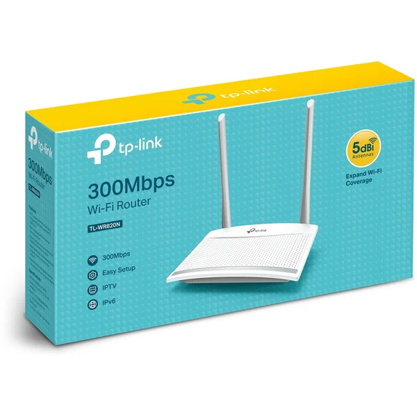 TP-Link TL-WR820N Wi-Fi 4 smerovač biely - Wi-Fi routery - Obrázok 3MBFF00101
