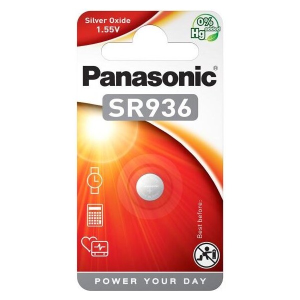 Panasonic SR936 striebrooxidová batéria do hodiniek (1ks)
