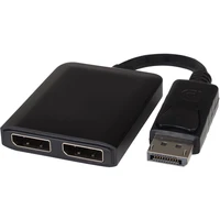 PremiumCord DisplayPort/2x DisplayPort redukcia 0,2m čierna - Káble a redukcie