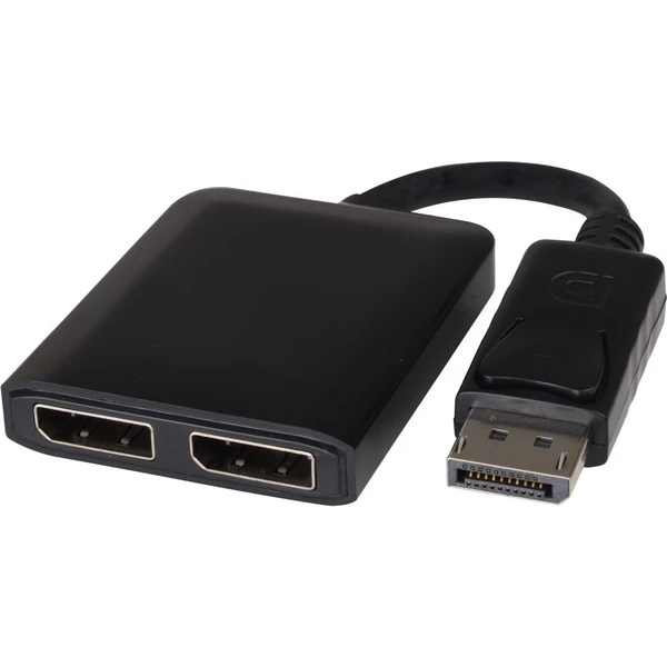 PremiumCord DisplayPort/2x DisplayPort redukcia 0,2m čierna - Káble a redukcie - Hlavný obrázok