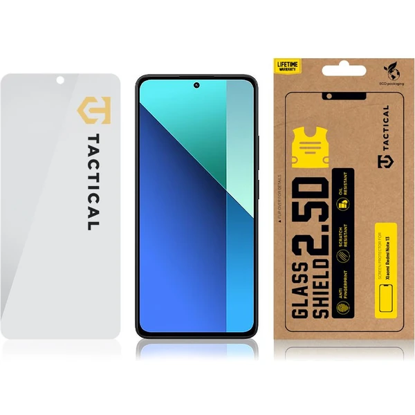 Tactical Glass Shield 2.5D sklo pre Xiaomi Redmi Note 13 4G/5G číre - Ochranné fólie a sklo - Obrázok 3N32000O01