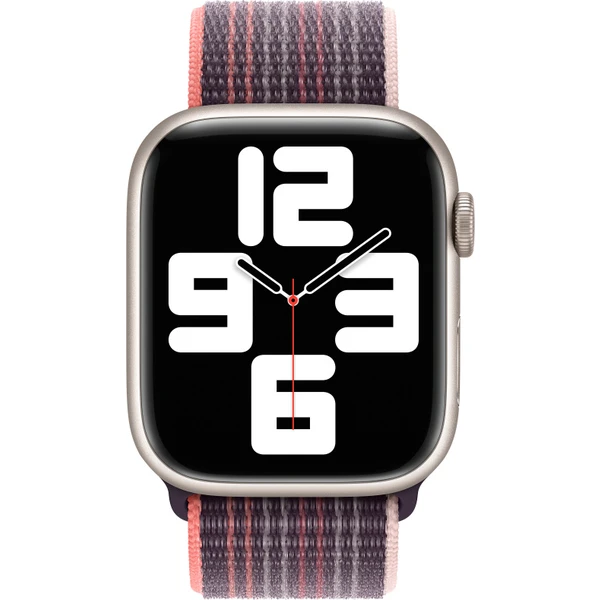 Apple Watch 49/45/44/42mm bezinkovo ??fialový prevliekací športový remienok - Remienky - Obrázok 3N64700301