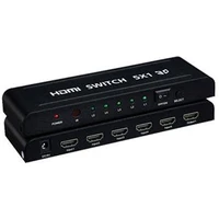 PremiumCord HDMI switch 5:1 kovový s diaľkovým ovládačom a napájacím adaptérom - Ostatné