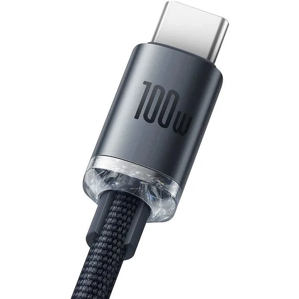 Baseus CAJY000401 Crystal Shine Series Dátový Kábel USB - USB-C 100W 1,2m Black - Káble - Obrázok 3NRL100501