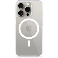 Epico Resolve Case Magnetic kompatibilný s MagSafe iPhone 15 Pro transparentný - Puzdra