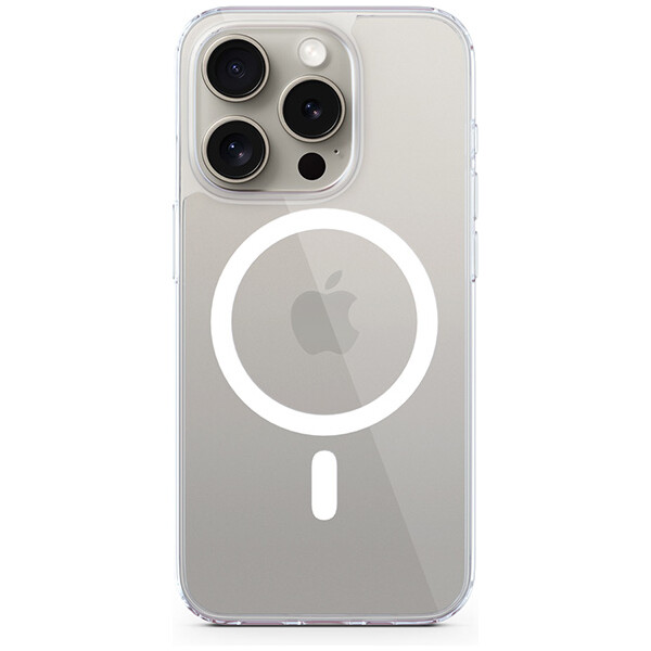 E-shop Epico Resolve Case Magnetic kompatibilný s MagSafe iPhone 15 Pro transparentný