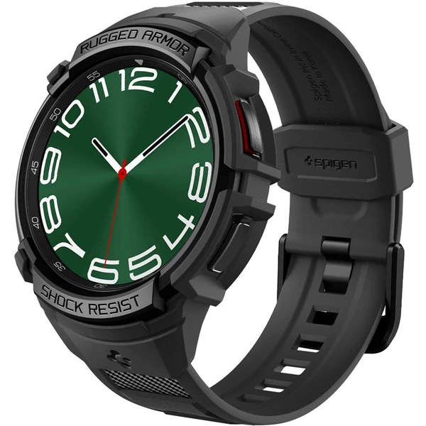 Spigen Rugged Armor Pre púzdro Samsung Galaxy Watch6 Classic 47mm čierne - Puzdra - Obrázok 3OV3000N01