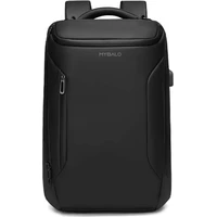 MyBalo Metropolitan mestský batoh na notebook čierny - Batohy