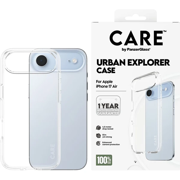 PanzerGlass® CARE Urban kryt Apple iPhone Air číry - Puzdra - Obrázok 3PEH000K01