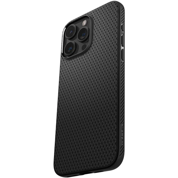 Spigen Liquid Air kryt iPhone 15 Pro matne čierny - Puzdra - Obrázok 3PU8000601