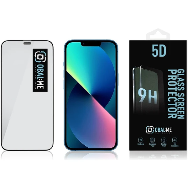 Obal:Me 5D tvrdené sklo Apple iPhone 12 mini čierne - Ochranné fólie a sklo - Obrázok 3QK6000701