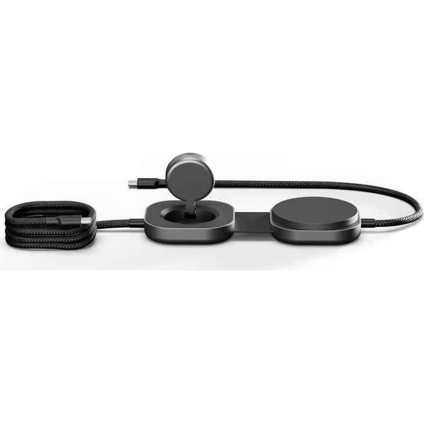 ZENS USB C-C Pro 3 MagSafe/Qi2 3v1 nabíjačka s USB-C káblom (140W) čierna - Nabíjačky - Obrázok 3R6L000K01