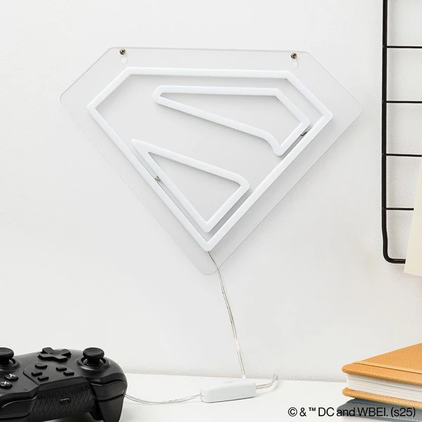Paladone LED svetlo na stenu Superman - Neon logo - Lampičky - Obrázok 3SBE000K01