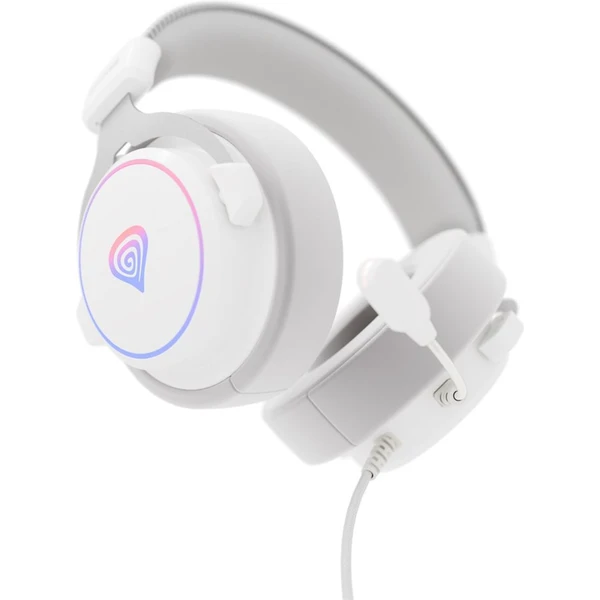 Genesis NEON 764 headset biely - Slúchadlá - Obrázok 3SSE000K01