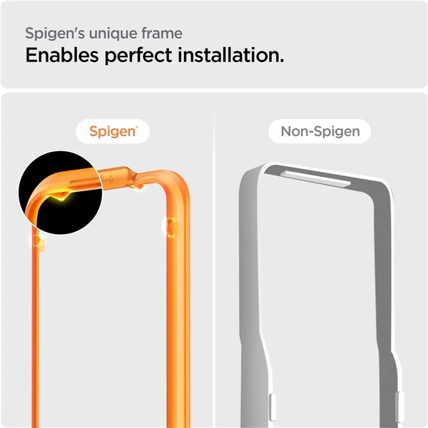 Spigen Glass tR AlignMaster 2 Pack tvrdené sklo iPhone 15 Pro čierne - Ochranné fólie a sklo - Obrázok 3SV8000601