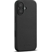 Woolnut MagSafe kožený kryt iPhone 17 čierny - Puzdra