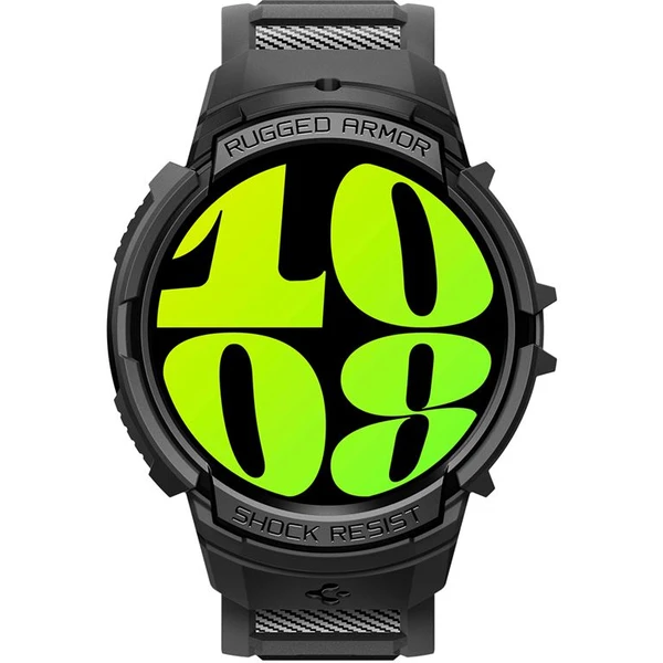 Spigen Rugged Armor Pre púzdro Samsung Galaxy Watch6 44mm čierne - Puzdra - Obrázok 3TV3000N01