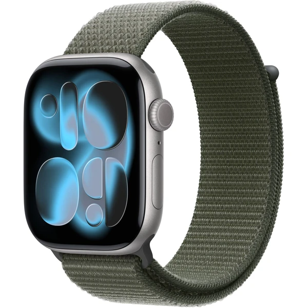 Apple Watch 49/46/45/44mm píniovo zelený prevliekací športový remienok - Remienky - Hlavný obrázok