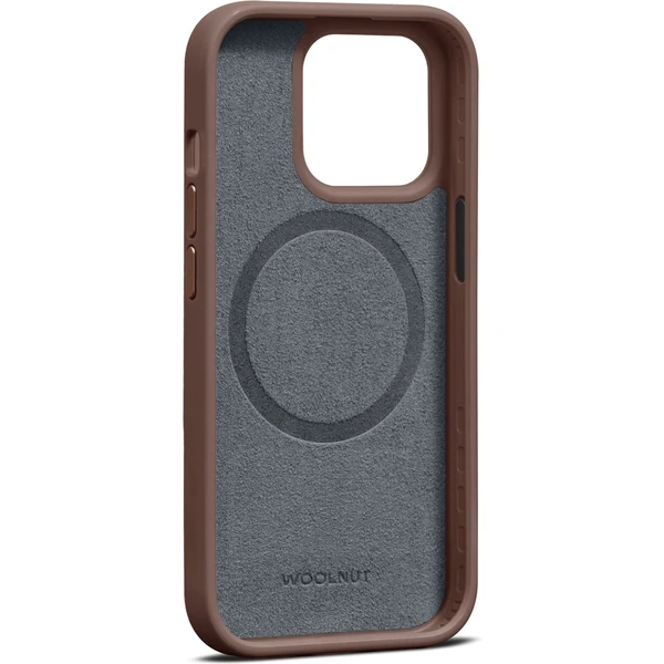 Woolnut MagSafe kožený kryt pre iPhone 15 Pre hnedý - Puzdra - Obrázok 3V00000L01