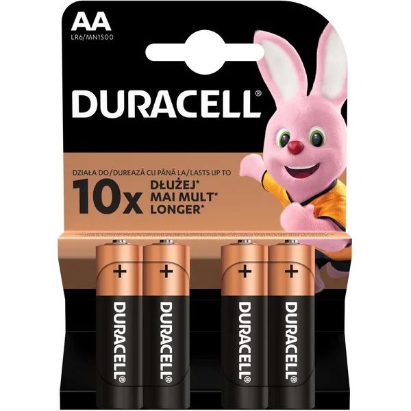 Duracell Basic AA alkalická batéria, 4 ks - Batérie - Hlavný obrázok
