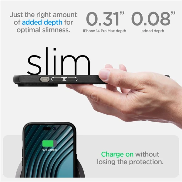 Spigen Mag Armor kryt iPhone 14 Pre Max čierny - Puzdra - Obrázok 3W1H300401