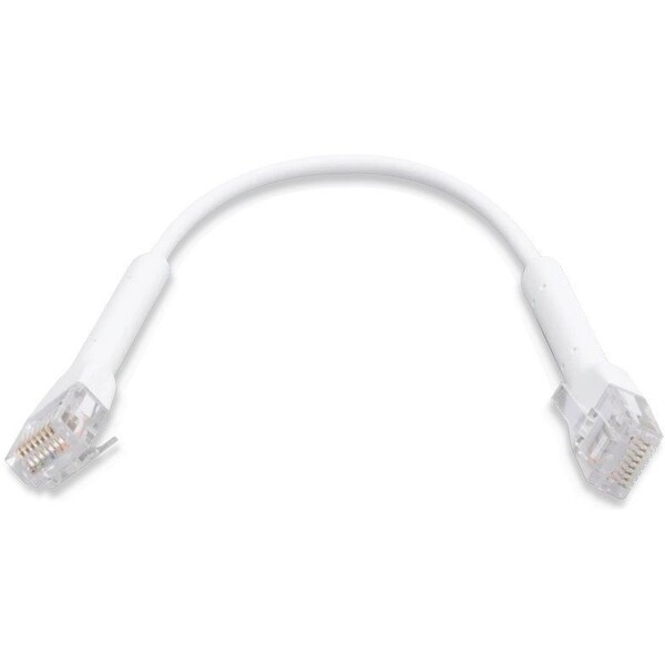 E-shop Ubiquiti UniFi RJ45/RJ45 Cat6 patch kábel 0,22m biely
