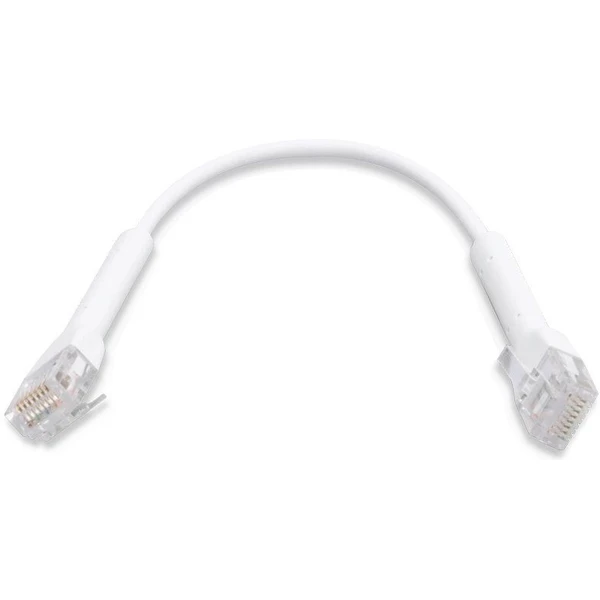 Ubiquiti UniFi RJ45/RJ45 Cat6 patch kábel 0,22m biely - Káble a redukcie - Hlavný obrázok
