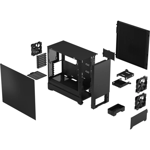 Fractal Design Pop Silent čierna - Počítačové skrine - Obrázok 3ZCVF00101