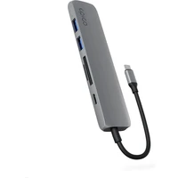 Epico 6v1 hliníkový húb 8K s USB-C hviezdne vesmírne šedý - USB huby